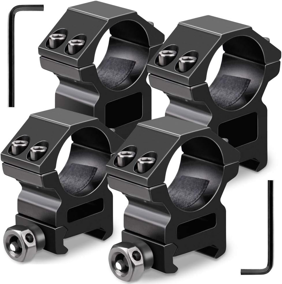 Scope Mount Rings for 30mm Picatinny/Weaver Rail Medium & Low Profile Scope Rings