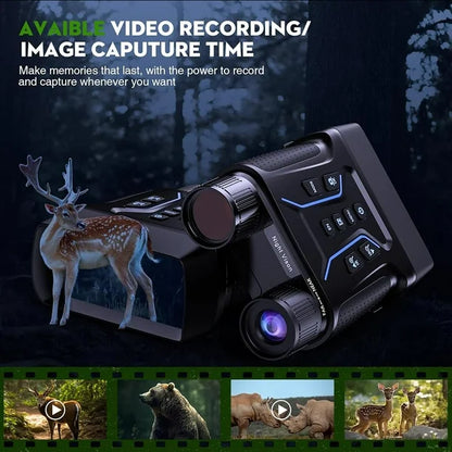 Upgraded Night Vision Goggles 4K Night Vision Binoculars, 4.5" Large Screen