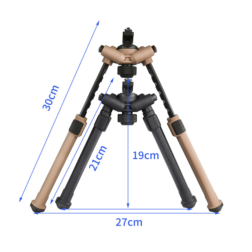 Tactical Adjustable Rifle Bipod for 1913 Picatinny Rail Aluminum & Polymer